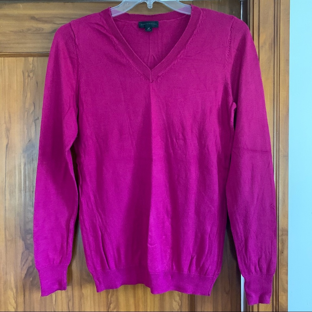 Tall Pink Pullover Sweater